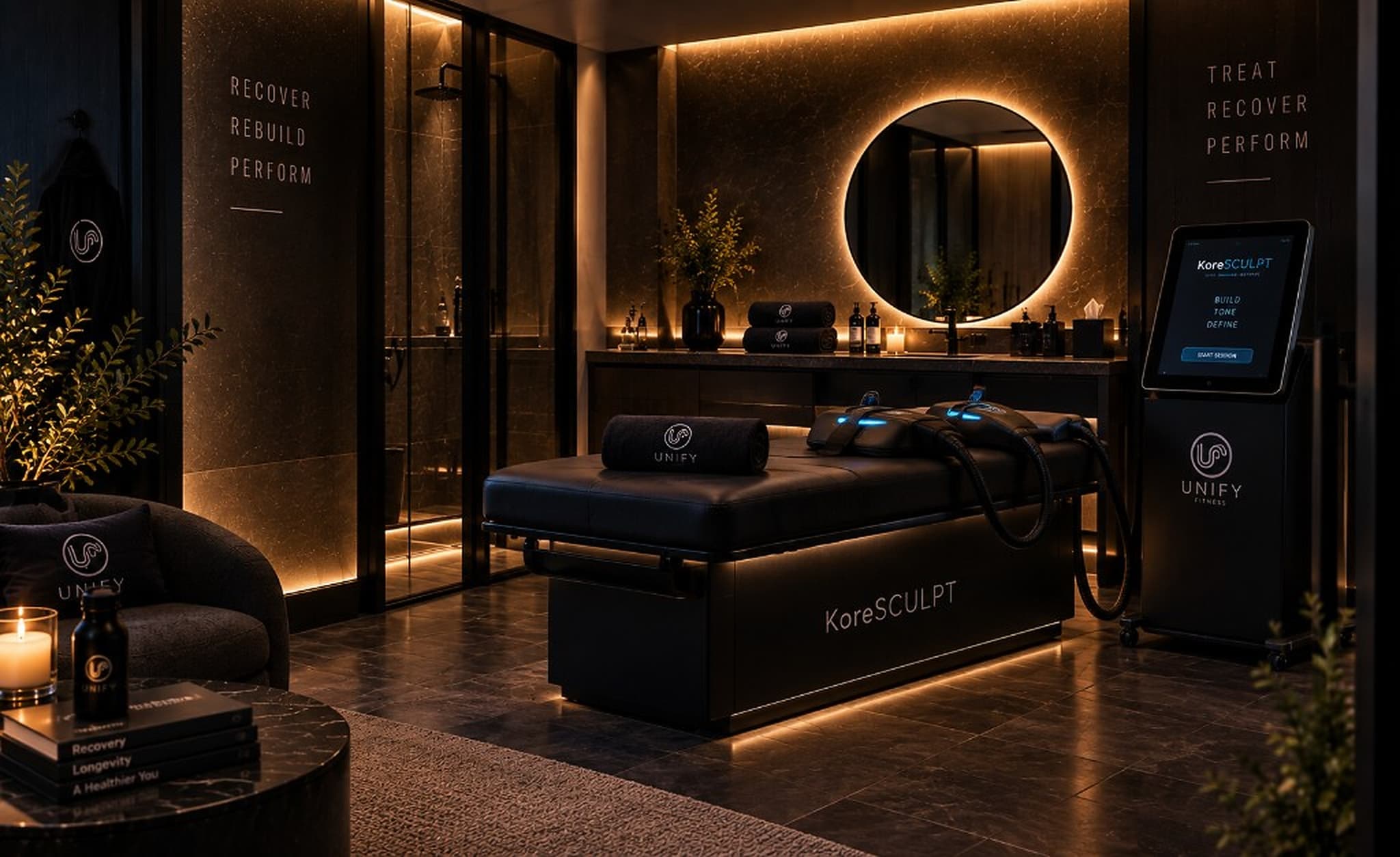 KoreSCULPT treatment suite