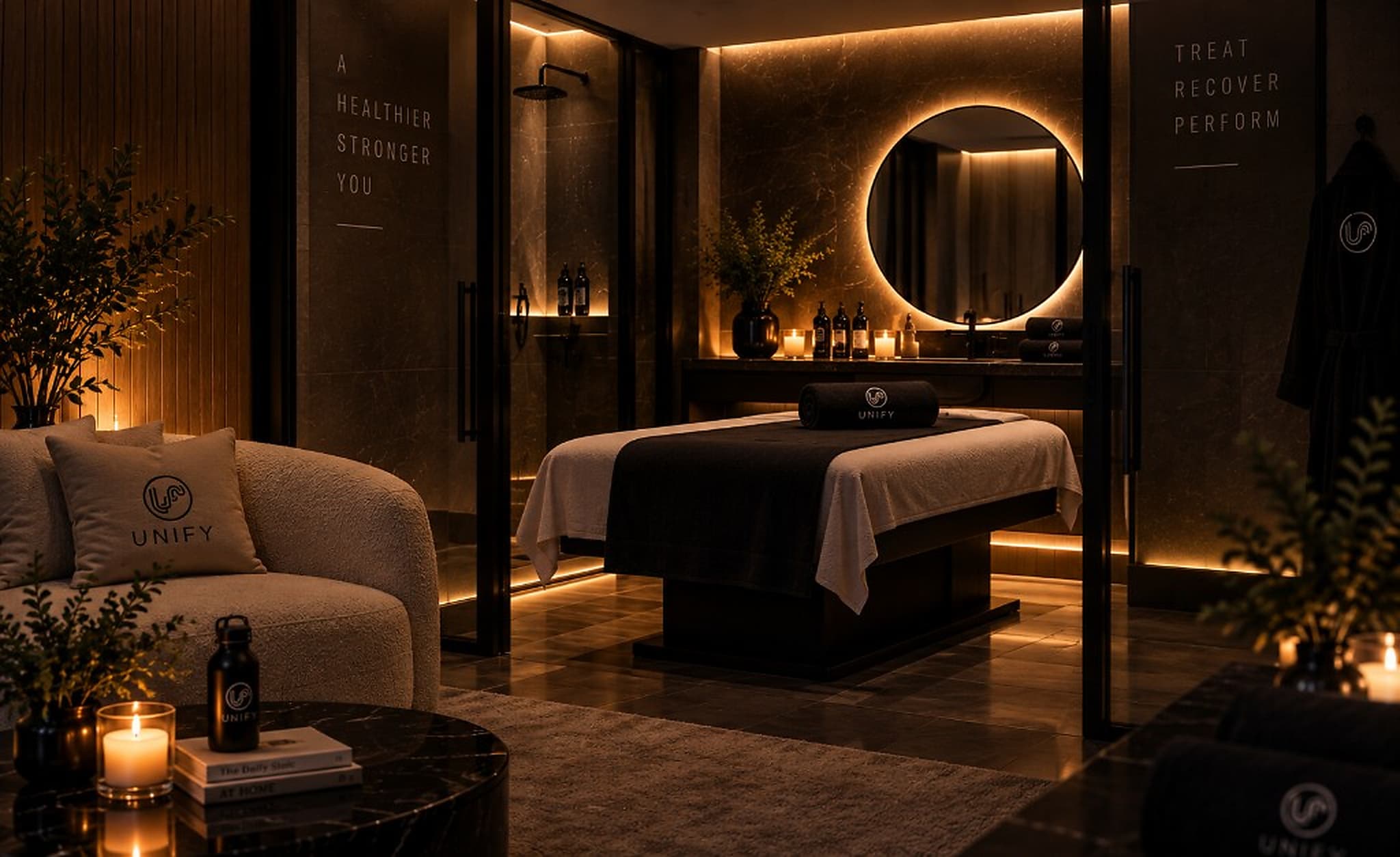 Unify Recovery spa treatment suite
